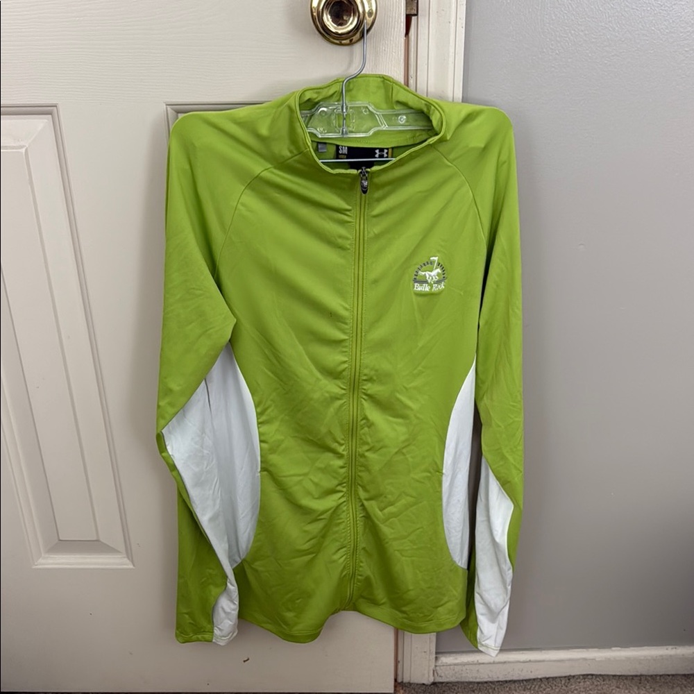 Under Armour Women's Lime and White Ski Jacket